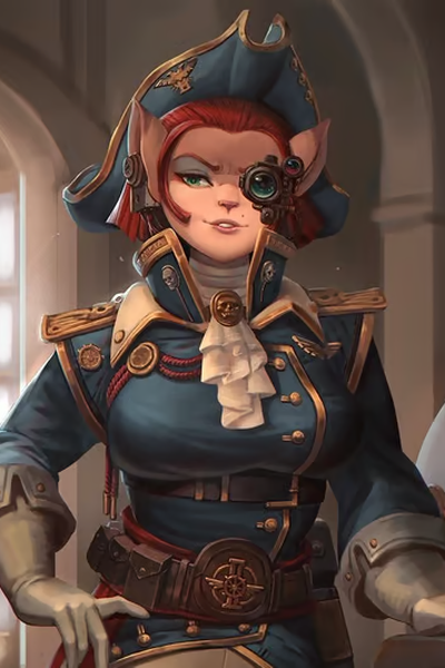 Pirate captain Amelia